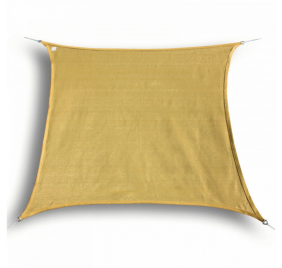 TENDA (SJENILO) ZAŠTITA OD SUNCA KVADRAT 3.6x3.6m BOJA PIJESKA